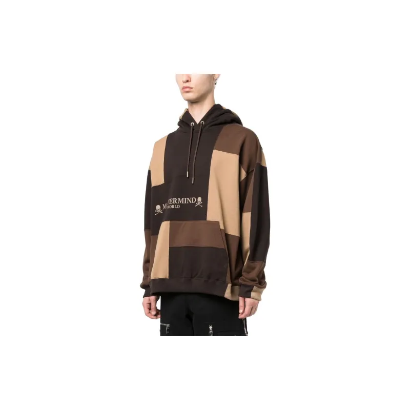 MASTERMIND WORLD Colour block Cotton Hoodie-2