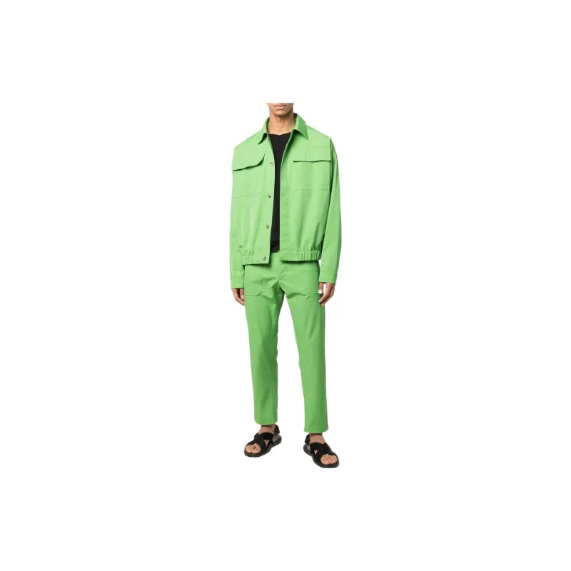 NANUSHKA Jackets Men Green-1