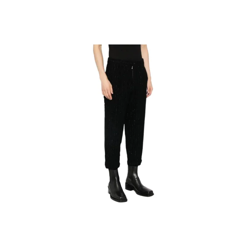 CDG Casual Pants Men Black-4