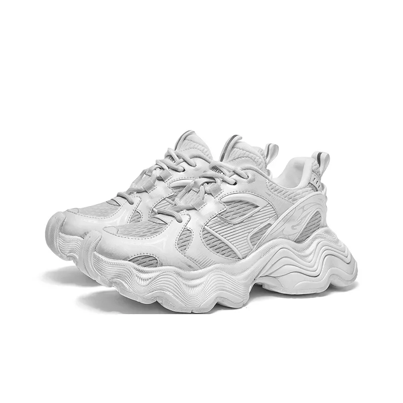 CHERYKALLY Cushioning Anti Slip And Wear Resistant Height Increasing Low Top Chunky Sneakers Women's-19
