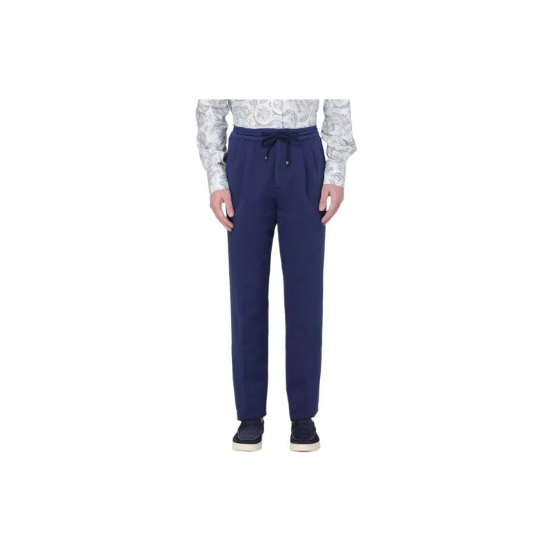 Brunello Cucinelli Mid Rise Tapered Leg Trousers-3