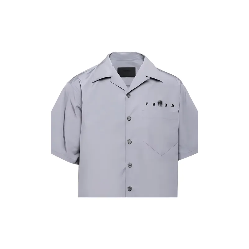 PRADA Shirts Men Gray-3