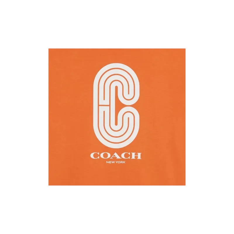 COACH T-Shirt Men's Candy Orange-6