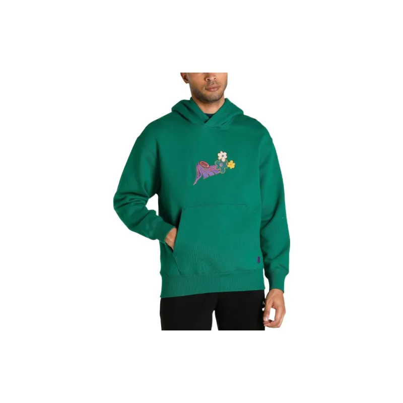 PUMA Logo print Cotton Hoodie-4
