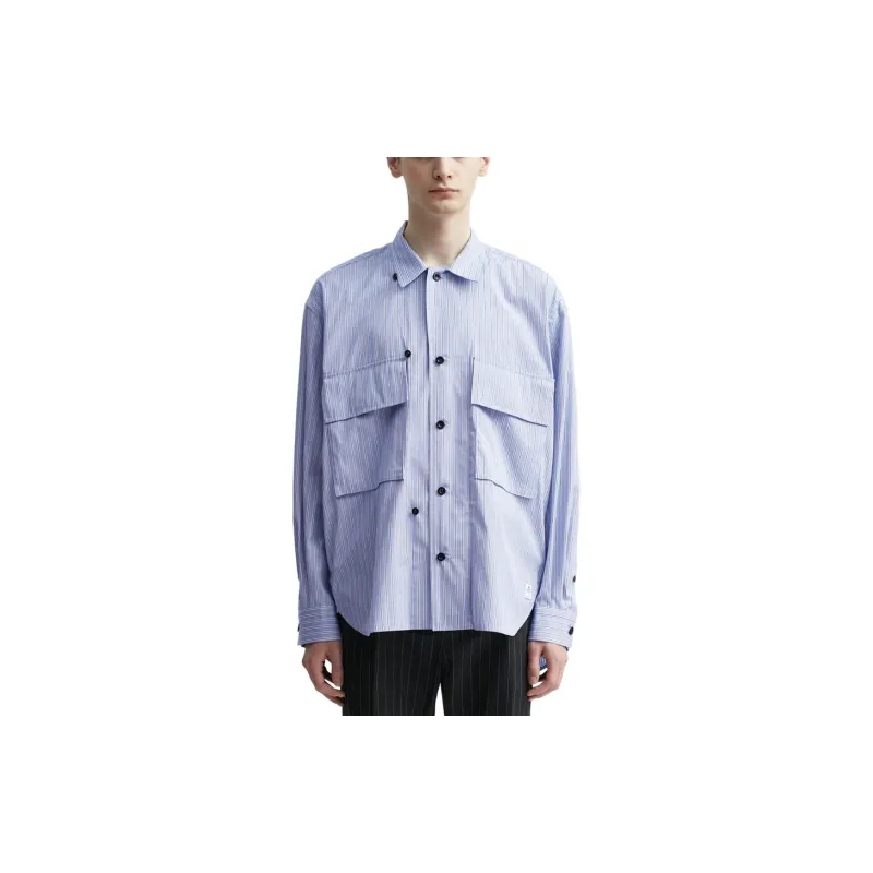 Sacai Shirts Men Blue-2