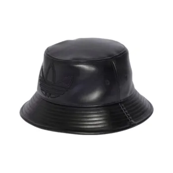 Adidas Polyurethane Bucket Hats Unisex Black