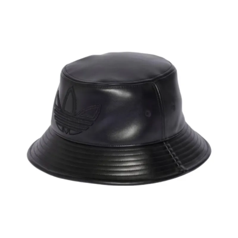 Adidas Polyurethane Bucket Hats Unisex Black-0