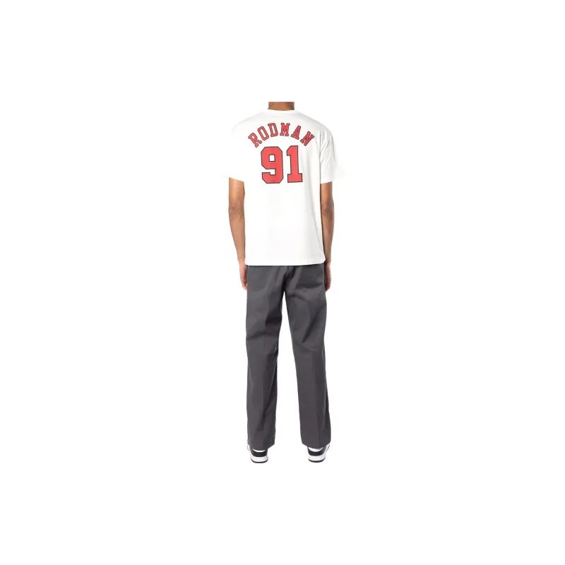 Mitchell & Ness Set in Sleeve T Shirt Unisex White-2