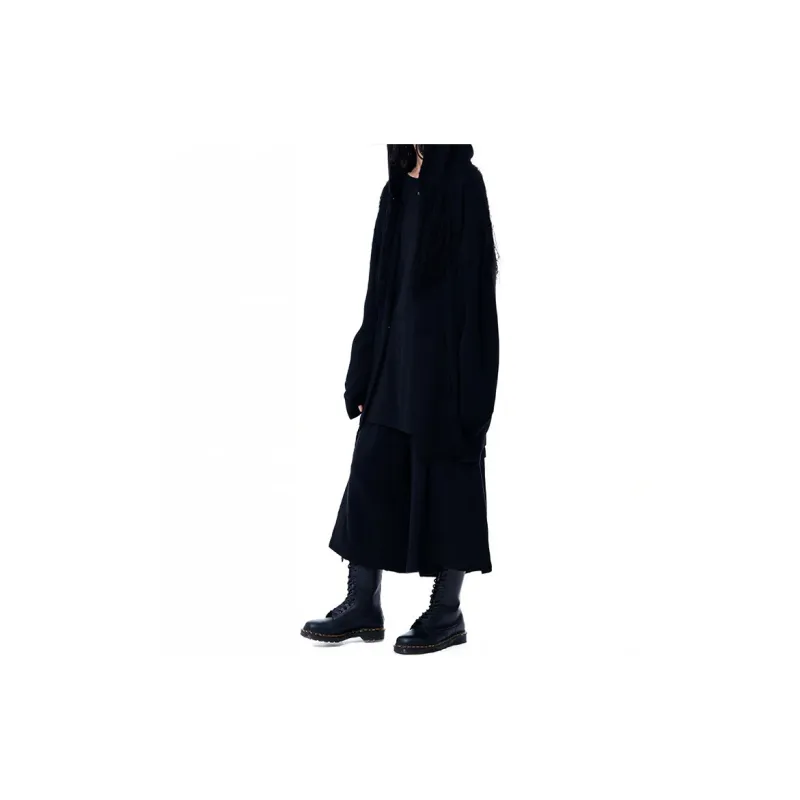 Yohji Yamamoto Coats Unisex Black-4