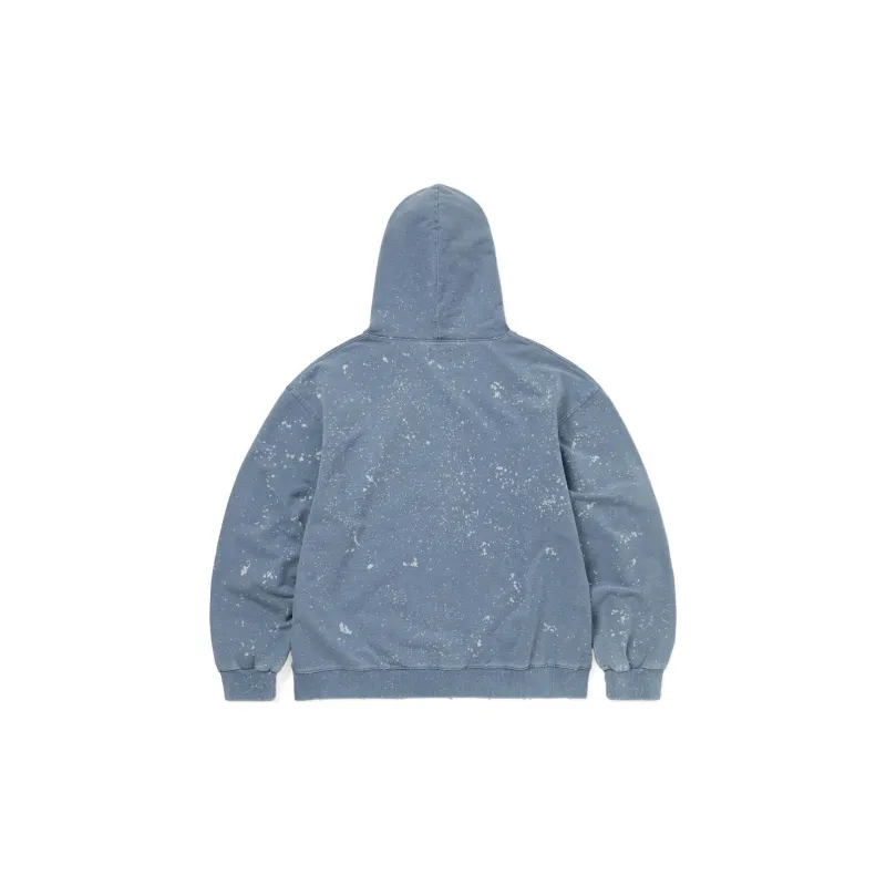 Thisisneverthat Indigo Dyed Zip Up Hoodie-1