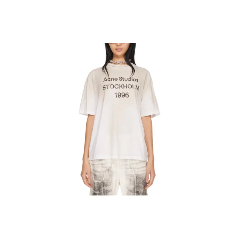 Acne Studios Stockholm 1966 Logo T Shirt-2