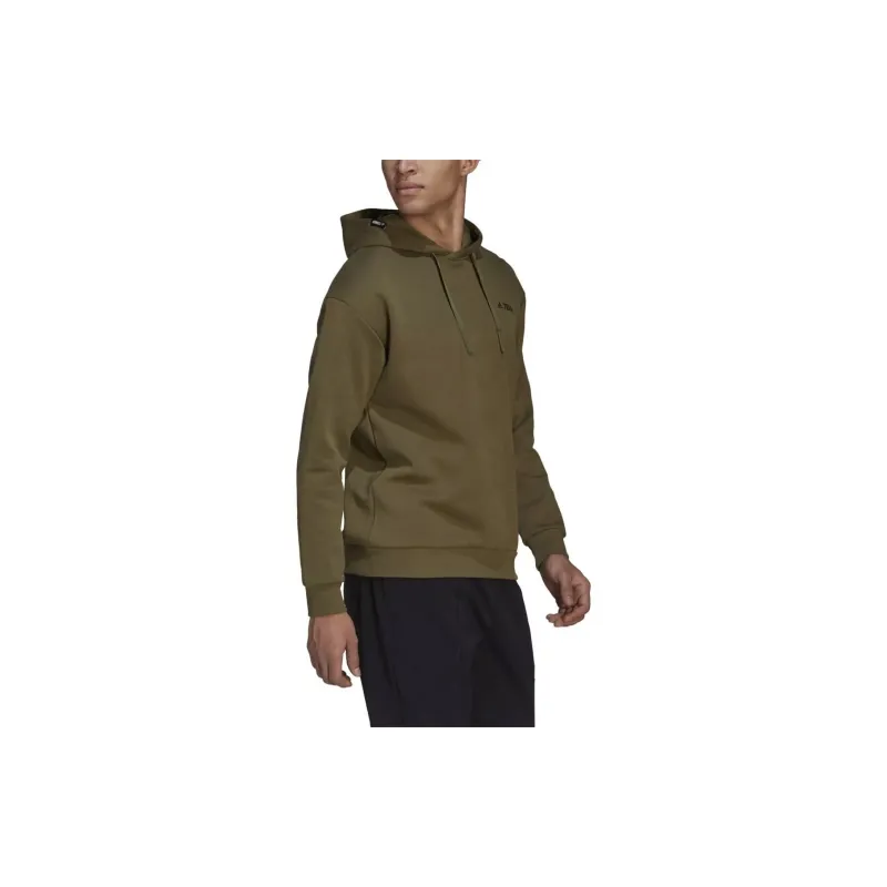 Adidas TX LOGO HOODY Sweatshirt Men's Olive-3