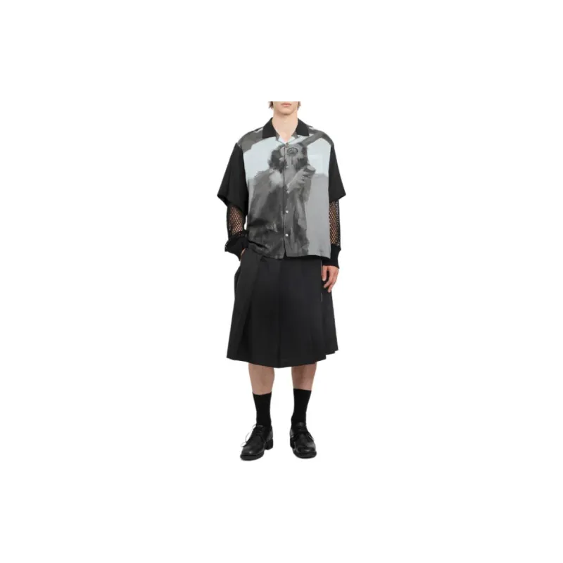 UNDERCOVER Print Polo Shirt-2
