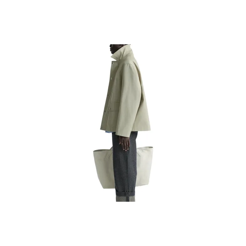 ZARA Parka Coats Men Sand-4