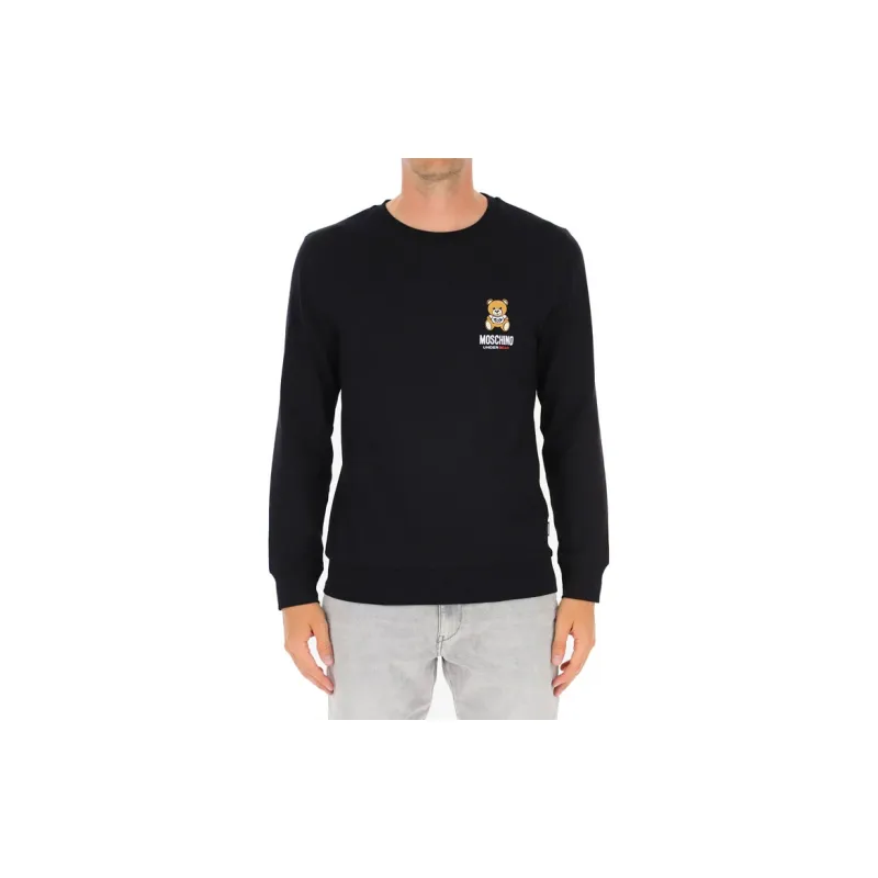MOSCHINO SS21 Sweatshirt Men's Black-3