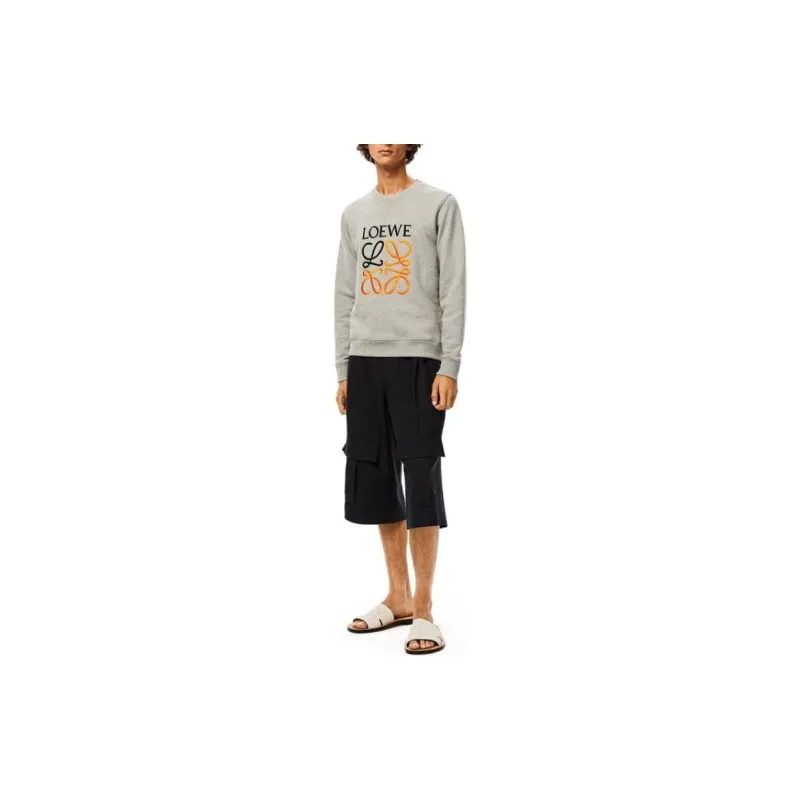 LOEWE Sweatshirts Men Gray-3