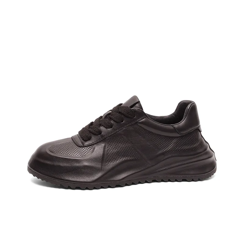Daying Slip Resistant, Abrasion Resistant, Breathable, Height Increasing Low Top Chunky Sneakers Men's-12