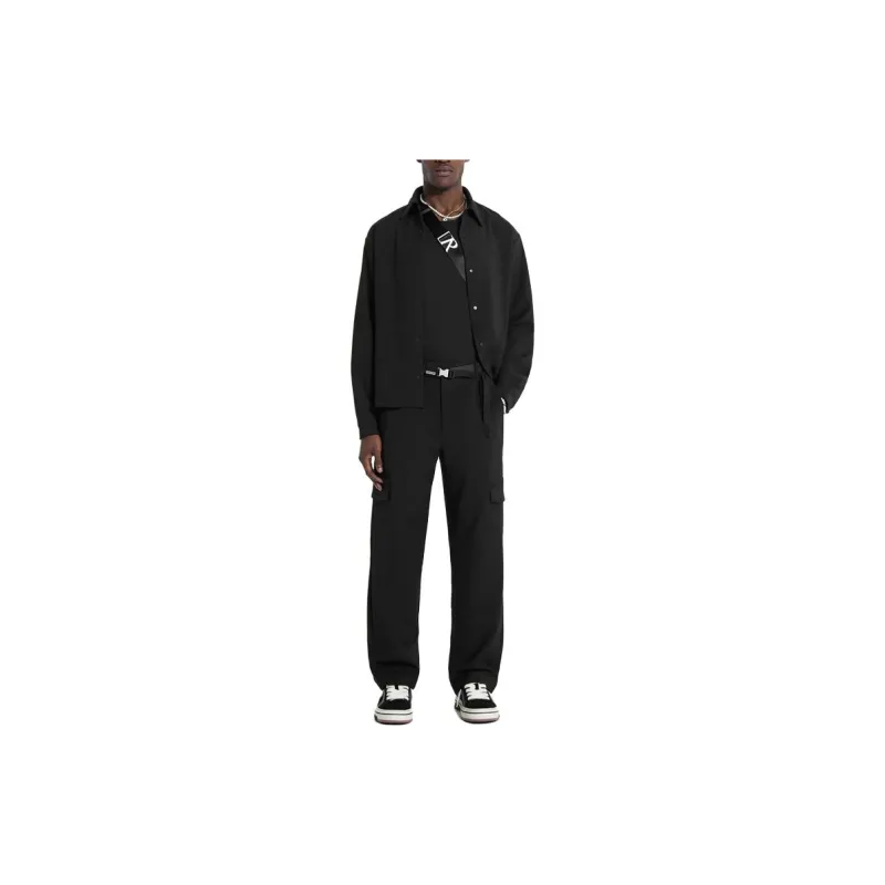 REPRESENT Initials embroidered Long sleeve Shirt-3