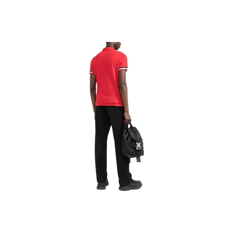 Moncler FW22 Polo Shirts Men Red-2