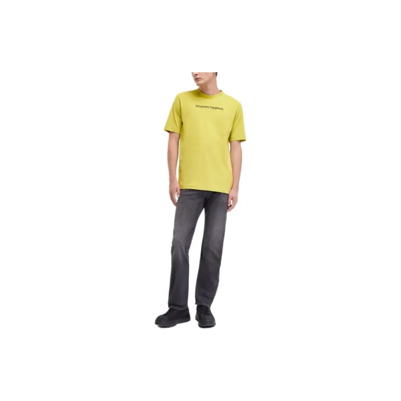 DIESEL SS24 T-Shirt Men's Ginger Yellow-1