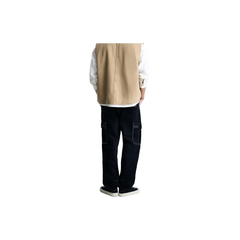 ZARA Cargo Pants Men Black-3