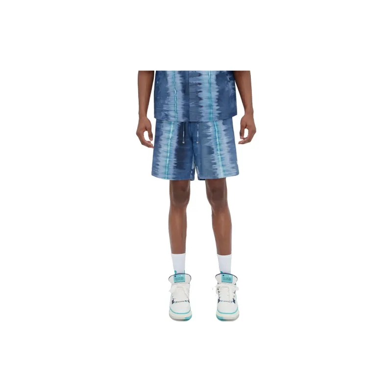 AMIRI Tie dye Leather Shorts-2