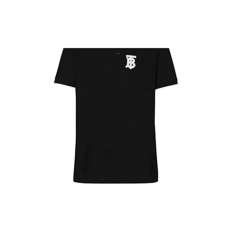 Burberry Polo Shirts Men Black-6