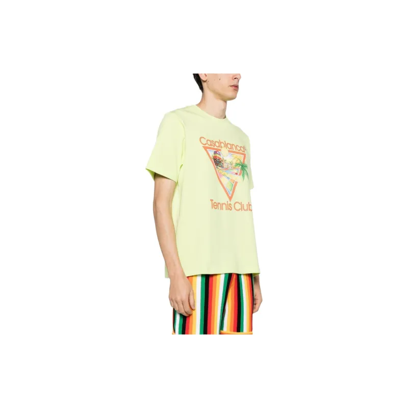 CASABLANCA Afro Cubism Tennis Club T shirt-2