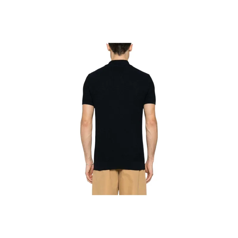 A.P.C Jay Open knit Polo Shirt-2