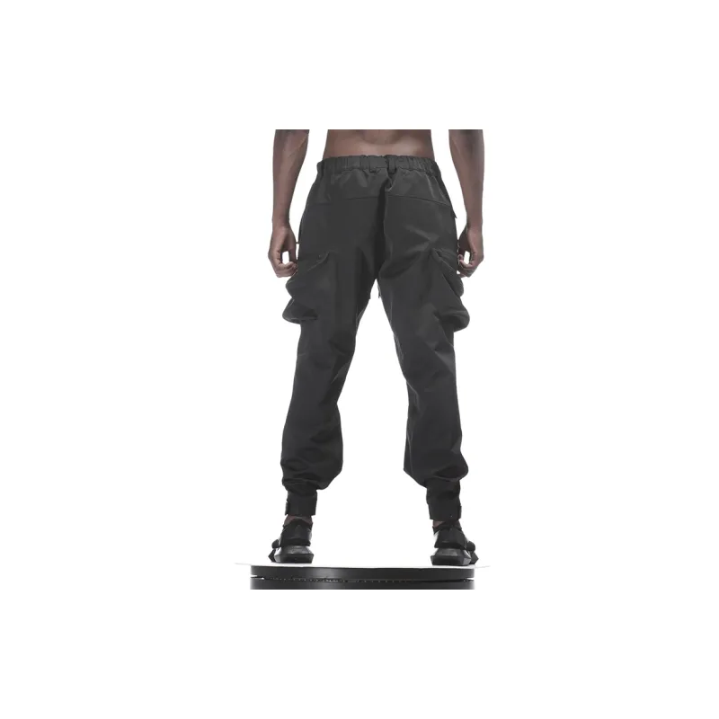 NORVINCY Western Outdoor Trendy Solid Color Cargo Pants Unisex-3