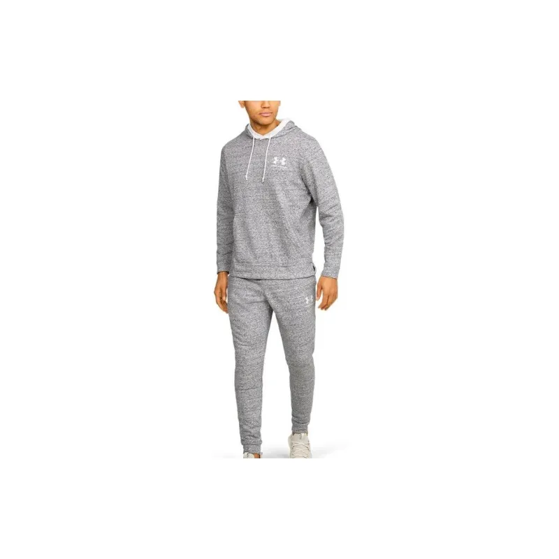 Under Armour Sweatshirts Men Gray White-4