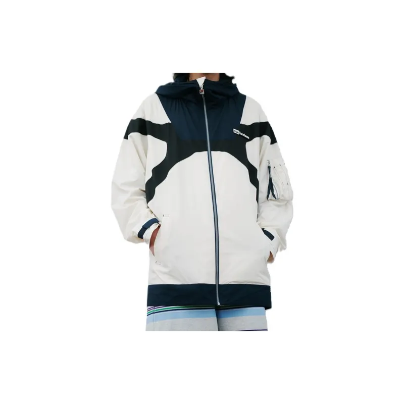 FILA FUSION x FACETASM Jacket Unisex Maltose White-4