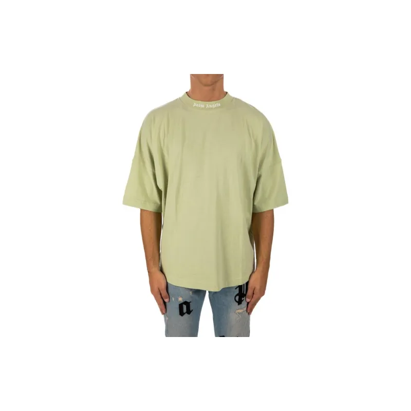 PALM ANGELS T Shirts Men Green-2