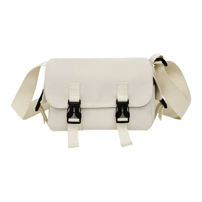 Yalu Nylon Messenger Bag/Crossbody Bag Regular Women's Khaki/Black/Blue/Purple/Yellow/Ecru-15