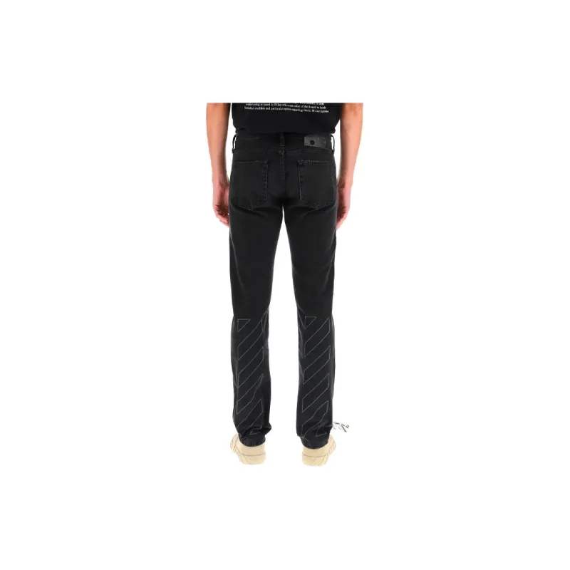 OFF WHITE FW21 Jeans Men Gray-1