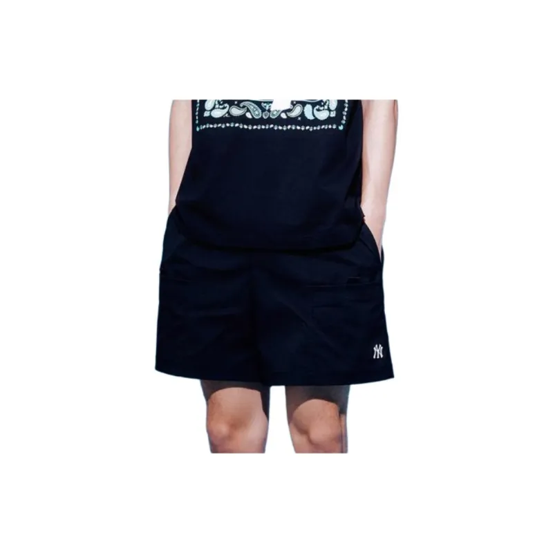 MLB New York Yankees Casual Shorts Unisex Black-3