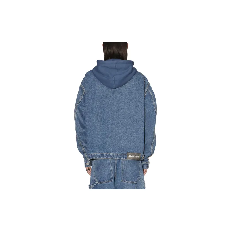 AMBUSH Denim Jackets Men Blue-2