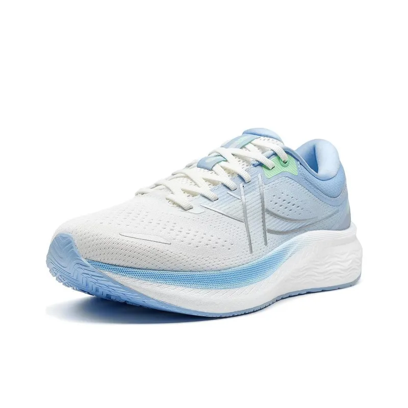 XTEP First Class Cushioning Wear-Resistant Low-Top Casual Running Shoes Men's White Blue-1