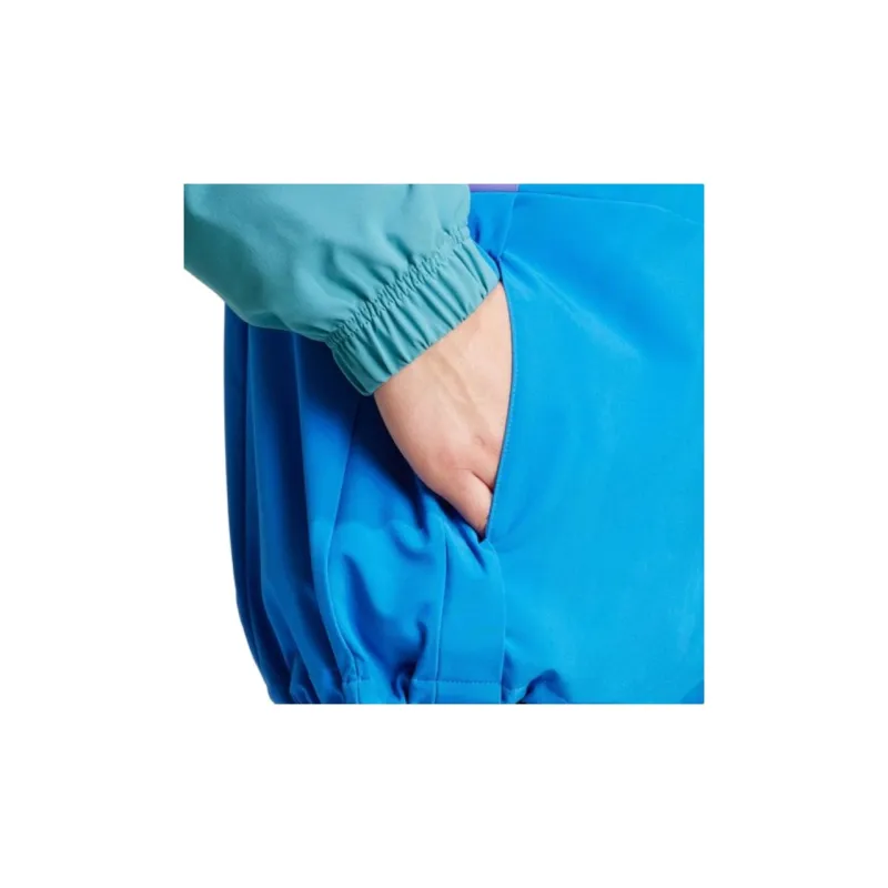 Adidas Originals Colorblock Anorak Jackets Coats Men's Blue-6