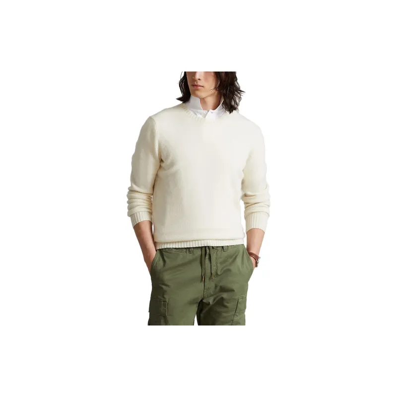 Polo Ralph Lauren Ribbed trim Cotton Jumper-1