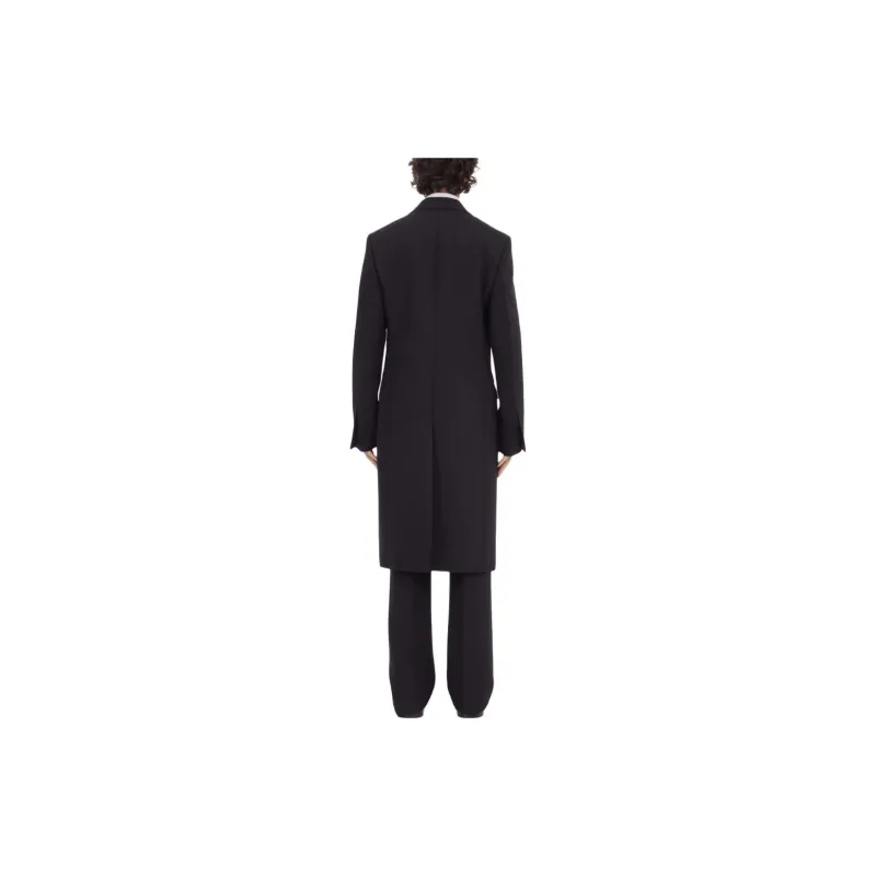 FERRAGAMO Single-breasted Virgin Wool Coat-3