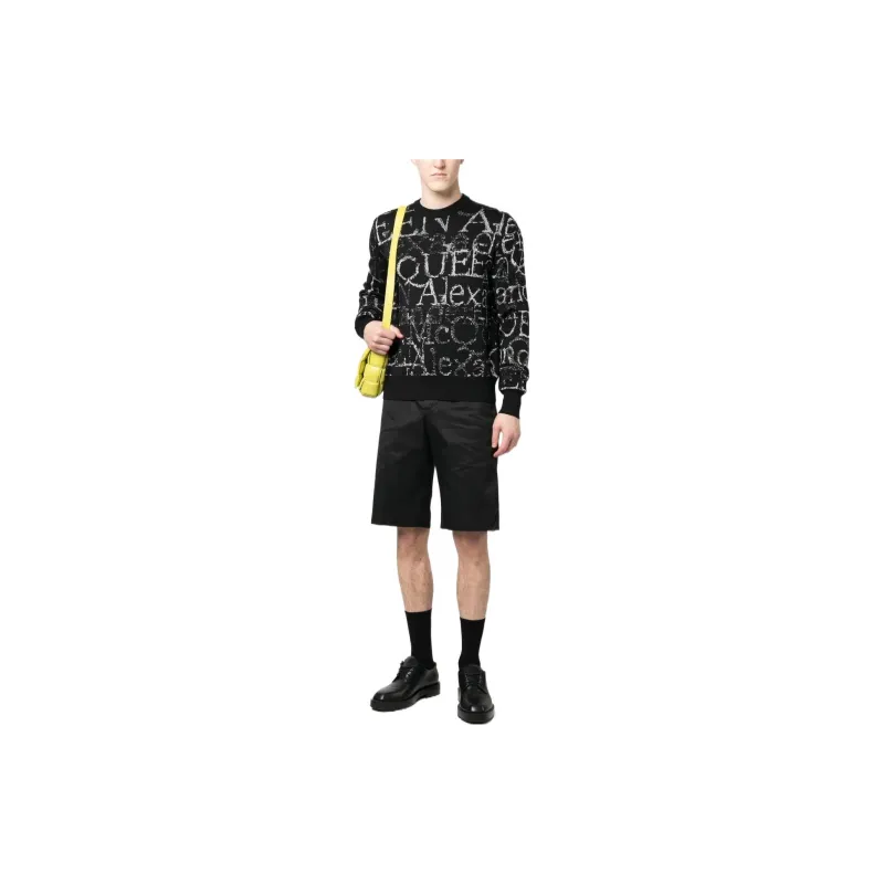 Alexander McQueen SS23 Casual Shorts Men's Black-1