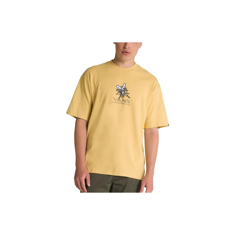 Vans Checker Fly T-Shirts Men Ochre-2