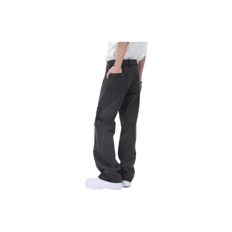 Voguo Relay Jeans Unisex Black Gray-5
