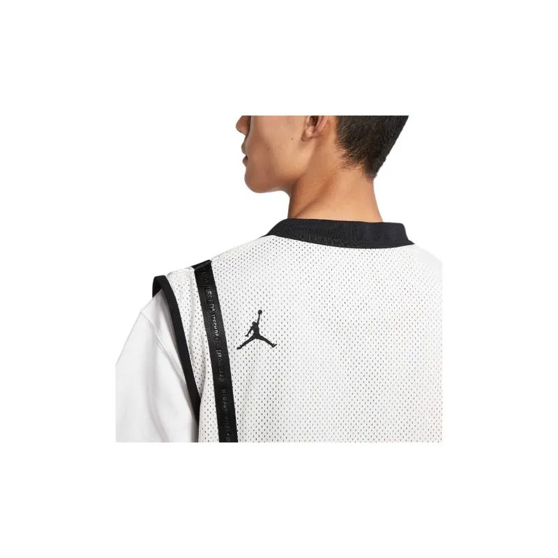 Jordan Vests Men Gray White-6