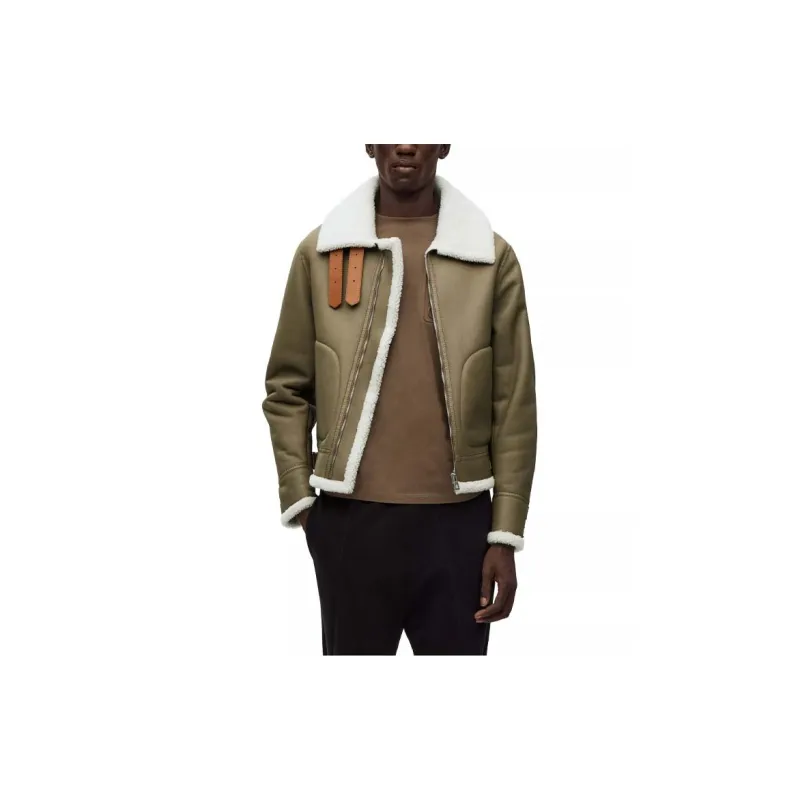 LOEWE Aviator Shearling Jacket-2