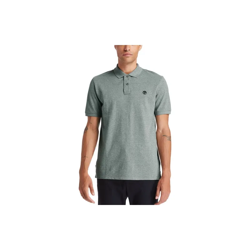 Timberland Polo Shirt Men's Gray-3
