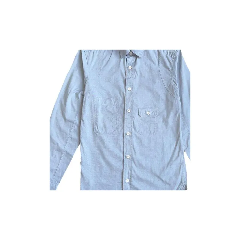 Burberry Check Detail Cotton Shirt-1