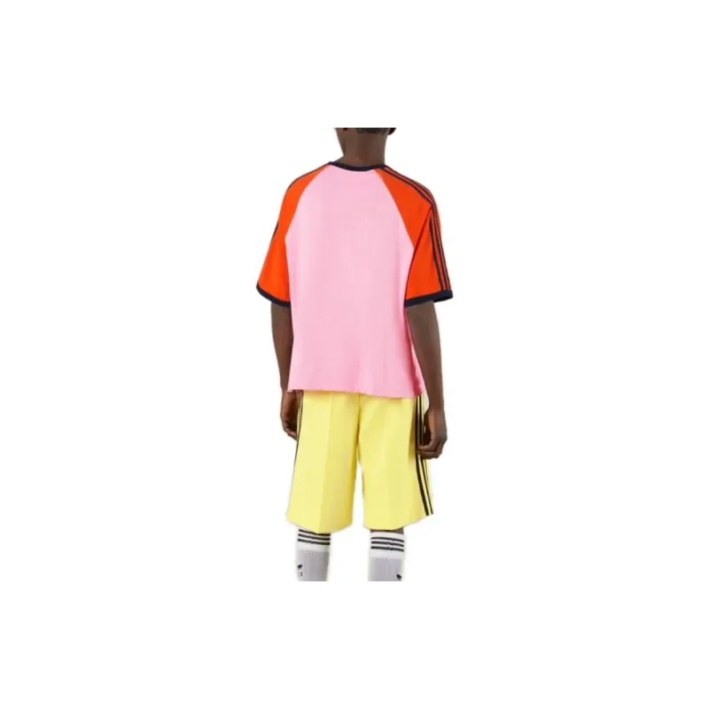 GUCCI X Adidas Color Block T shirt-3