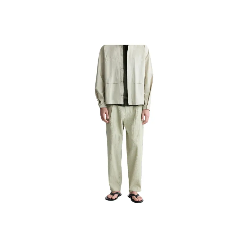 ZARA Casual Pants Men's Light Green-3